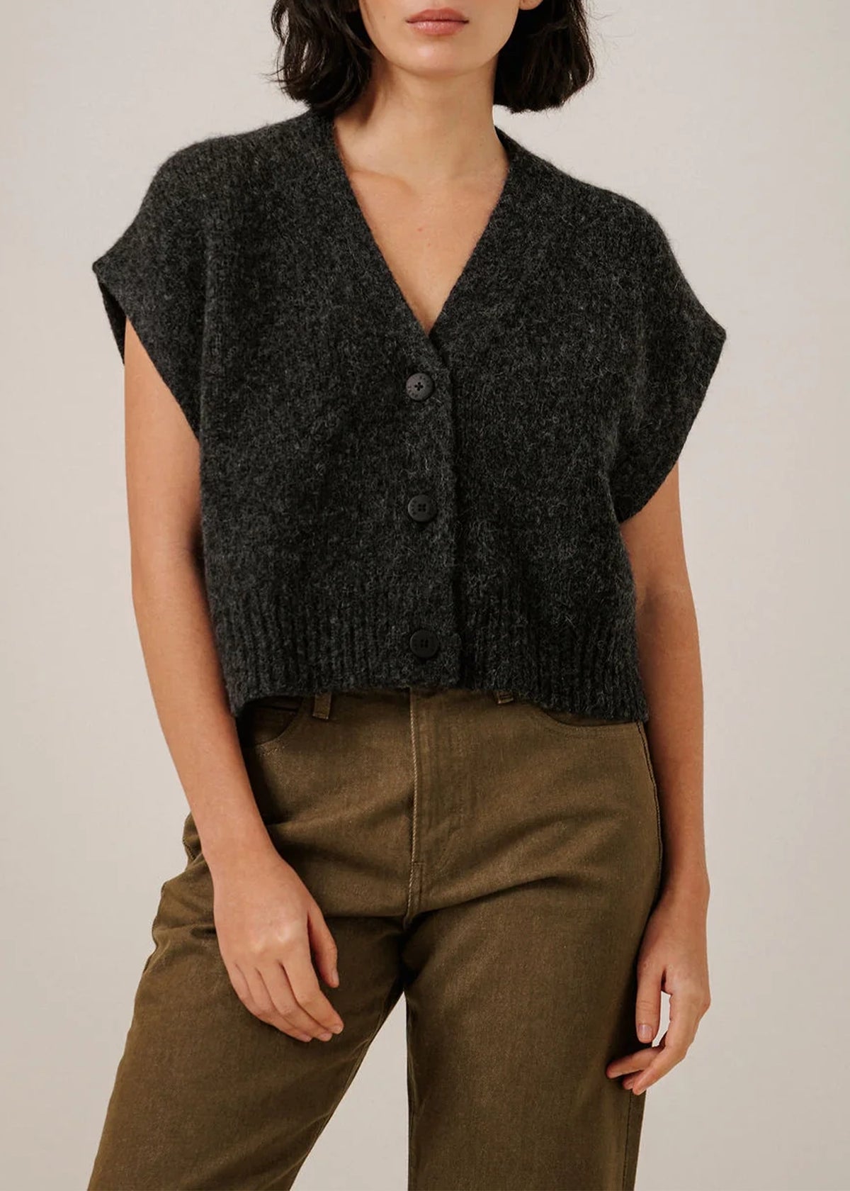 BARE Knitwear Alpaca Vest