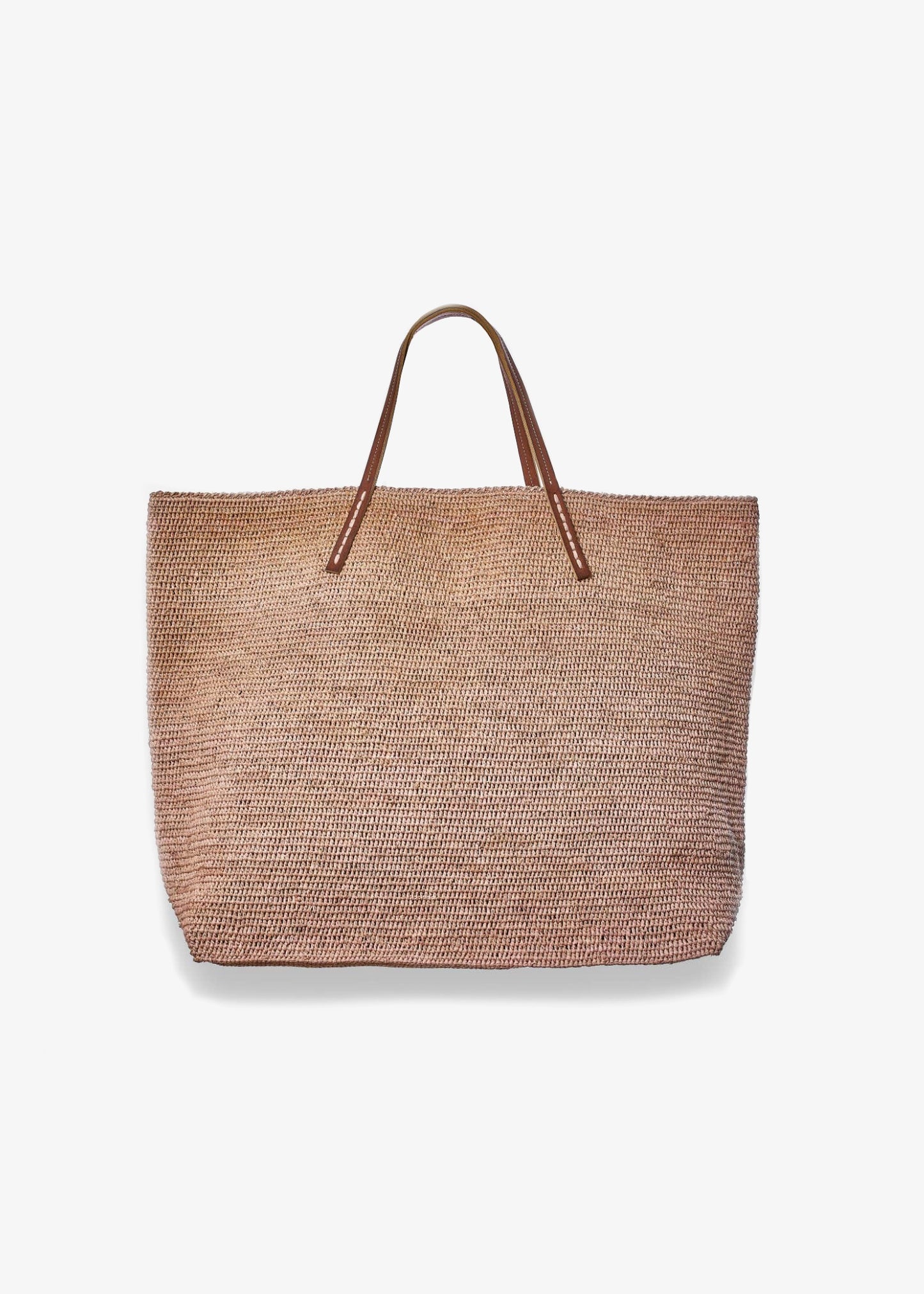 SANS-ARCIDET-PARIS-BEBY-MONSTER-Maxi-raffia-tote-bag