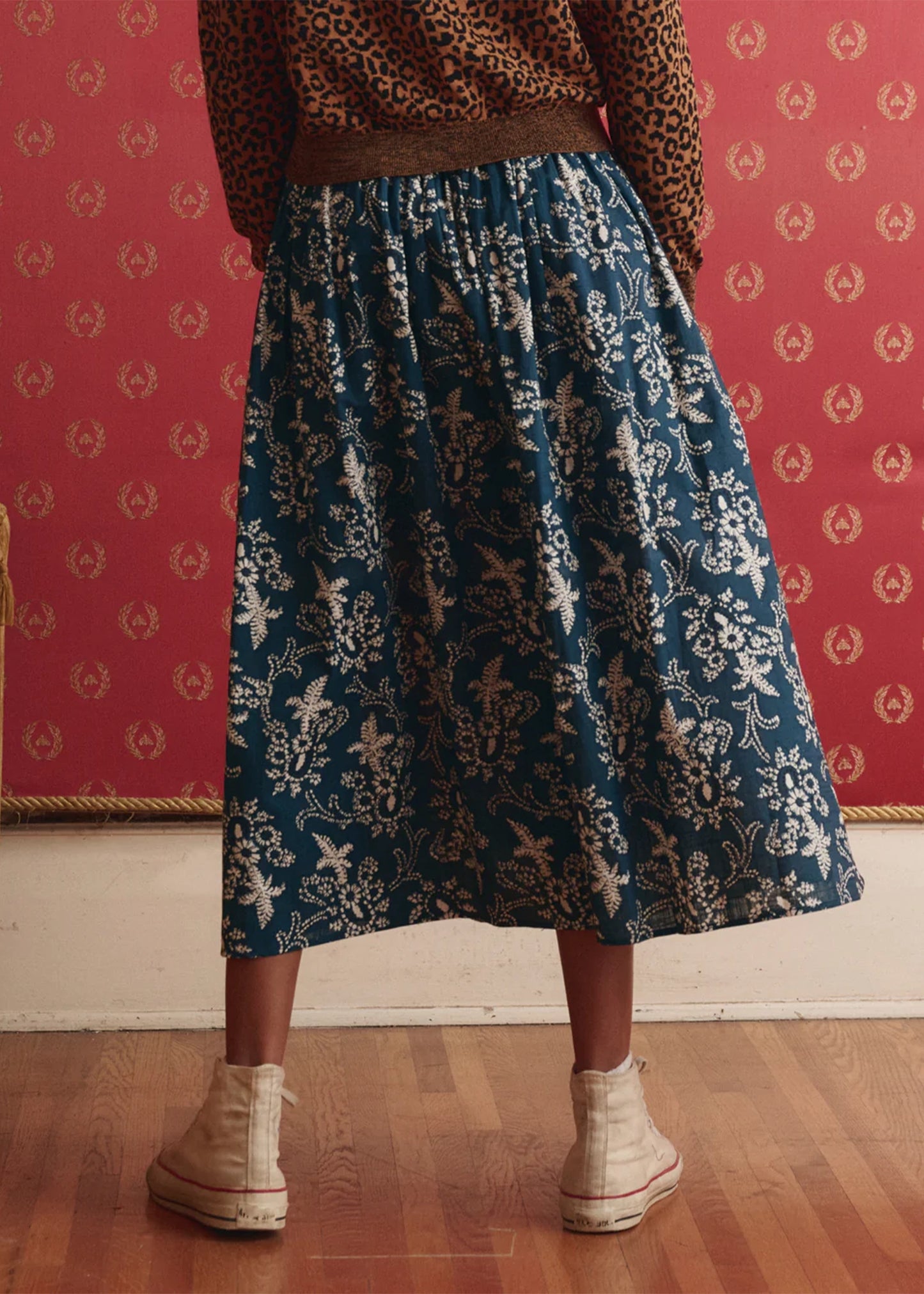 The-Great-The-Viola-Skirt-Indigo-Bandana