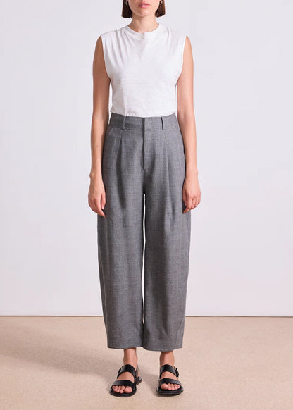 Apiece-Apart-Bari-Crop-Trouser-Heathered-Grey