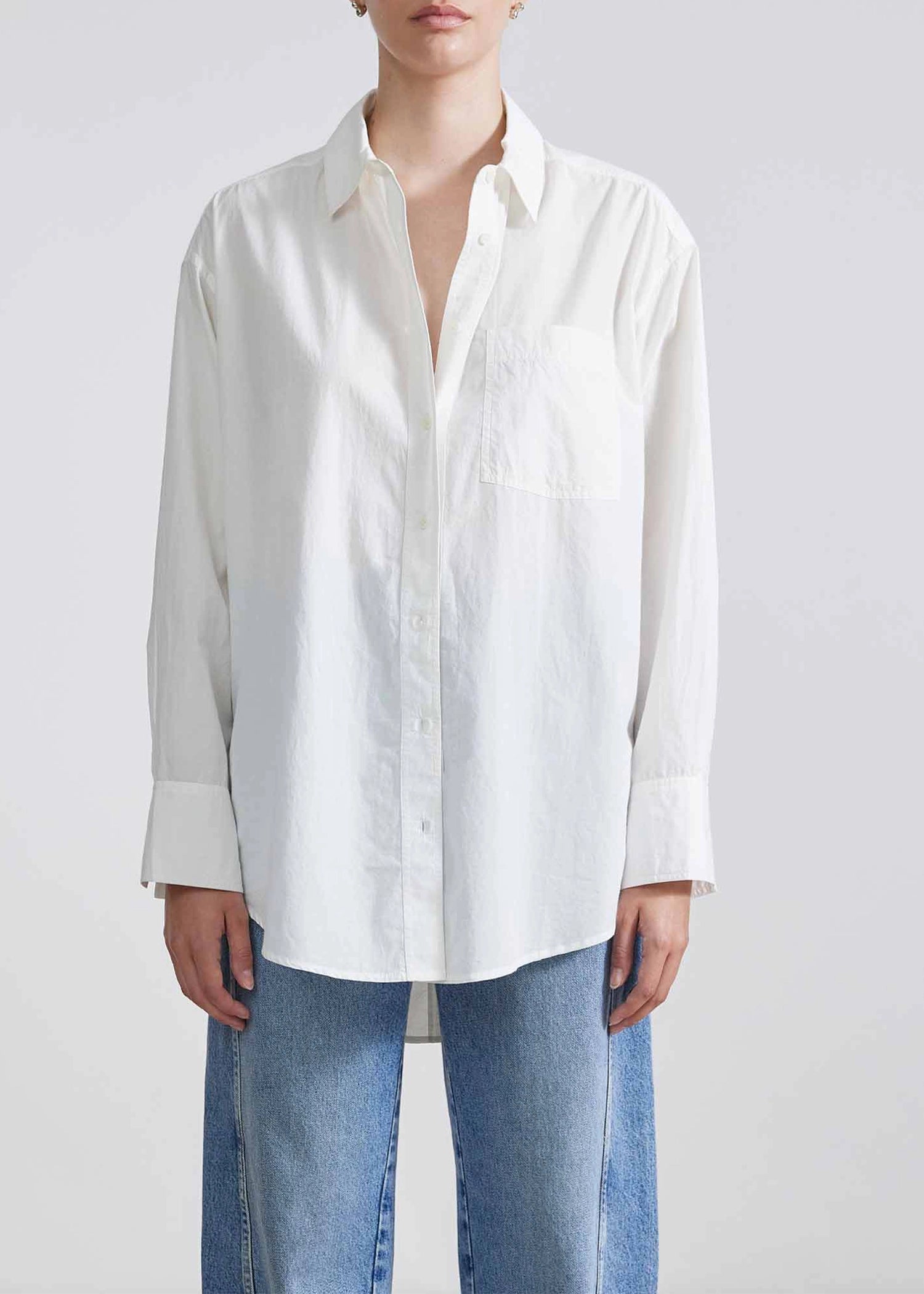 Apiece-apart-oversized-button-down-white