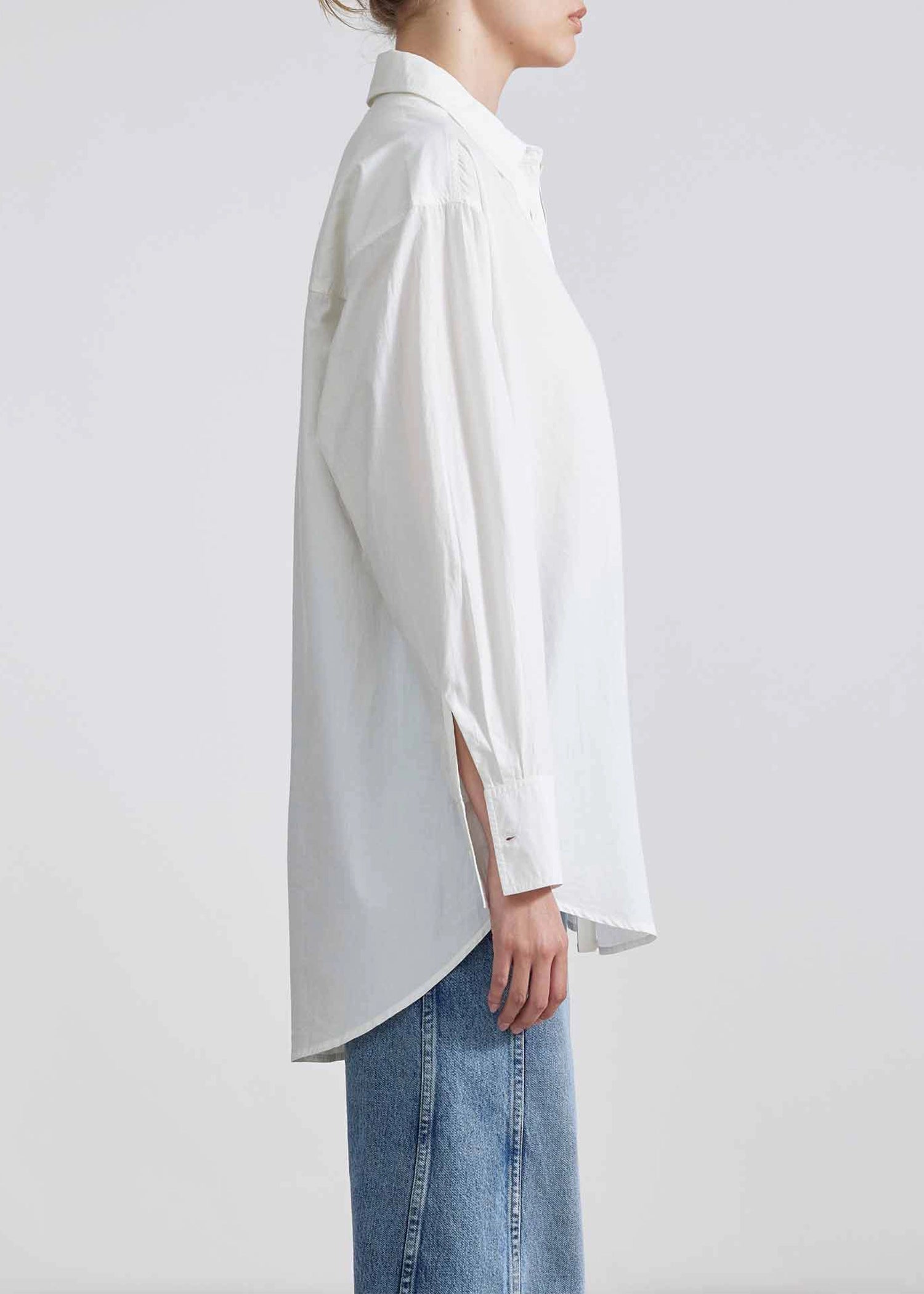 Apiece-apart-oversized-button-down-white