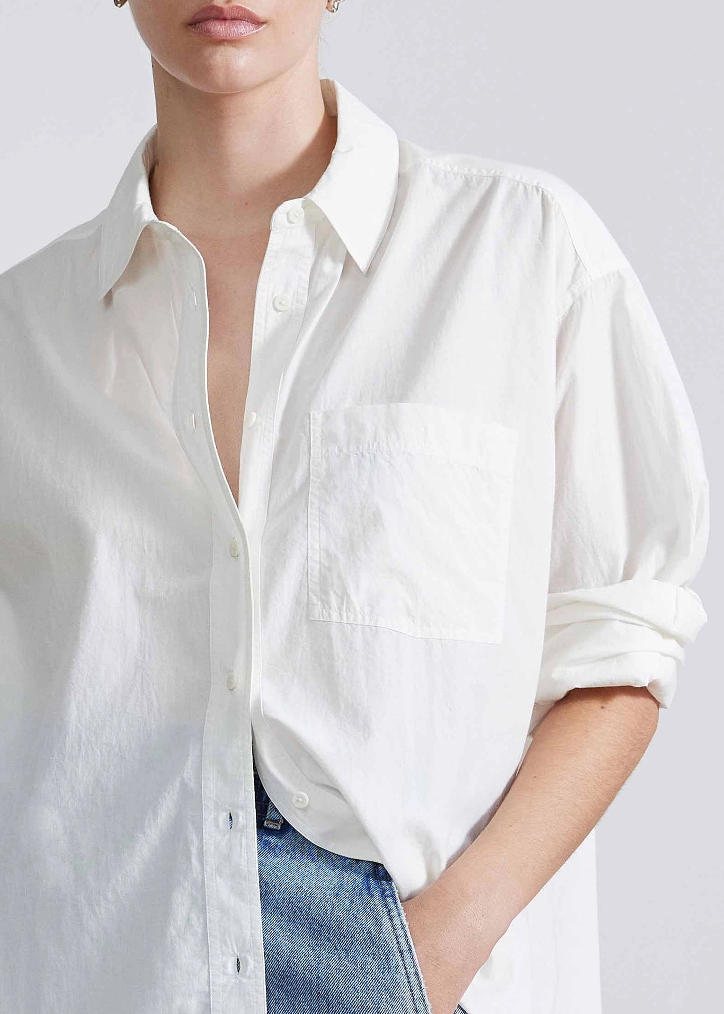 Apiece-apart-oversized-button-down-white