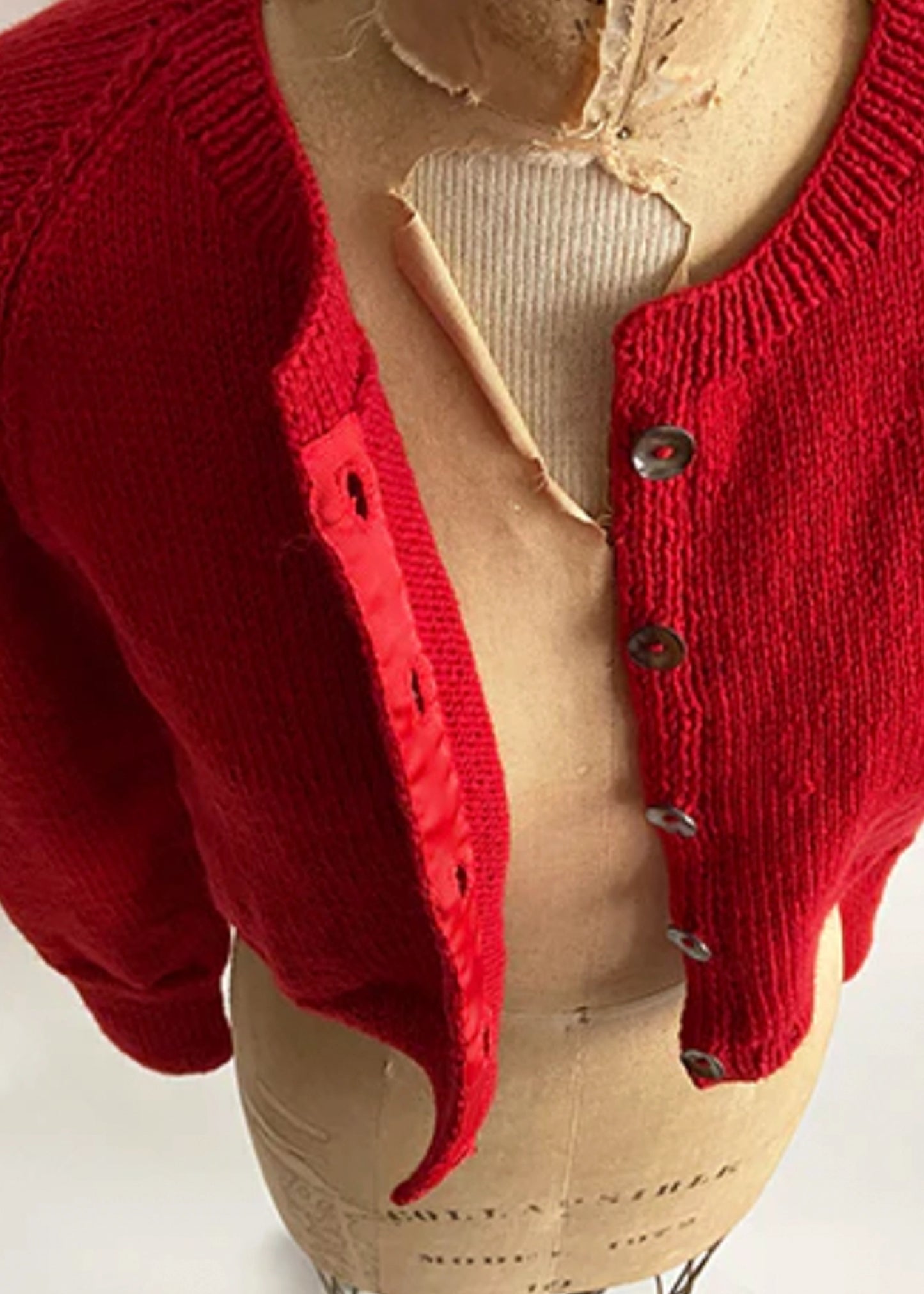 Auntie-Oti-Crop-Cardigan-Red