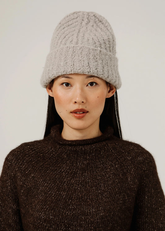 Bare-Knitwear-Colette-Boucle-Beanie-mushroom