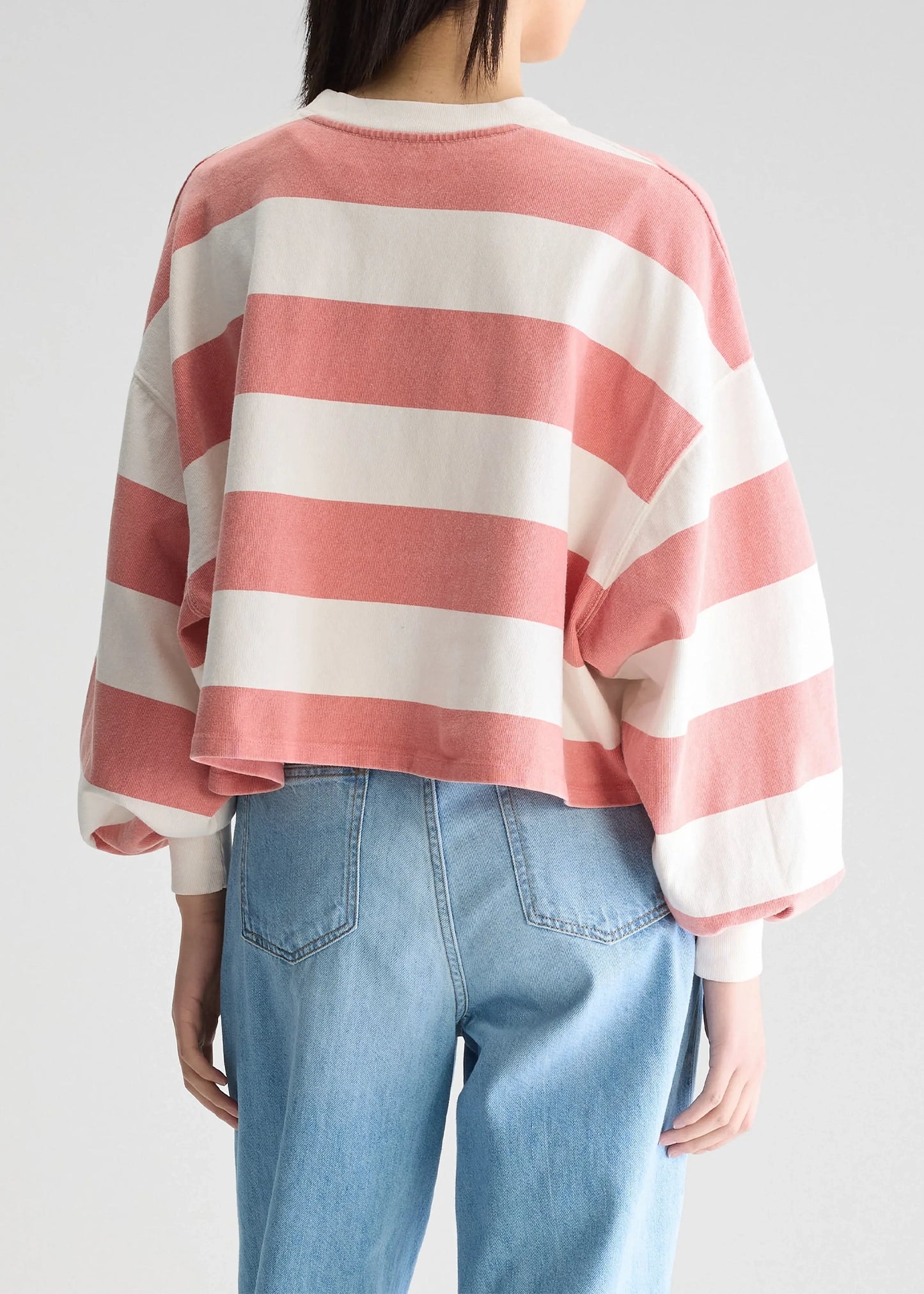 Bellerose-Red-stripe-long-sleeved-franco-Shirt