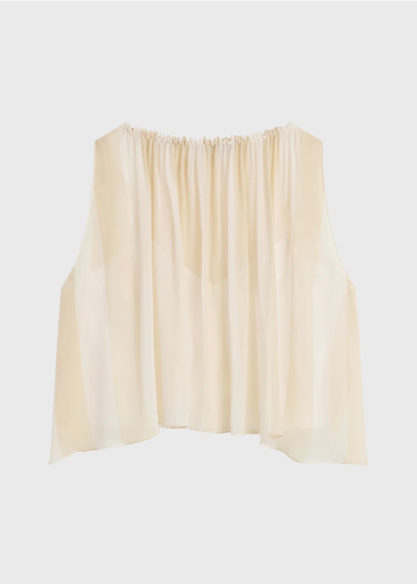 Bondi-Born-Capri-Silk-Circle-Skirt-Ecru-Stripe