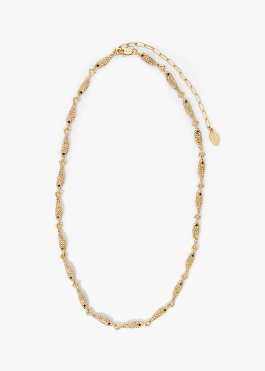 Clare-V-Le-Pavé-Sardine-Necklace