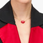 Clare-V-Petite-Mylar-Heart-Necklace