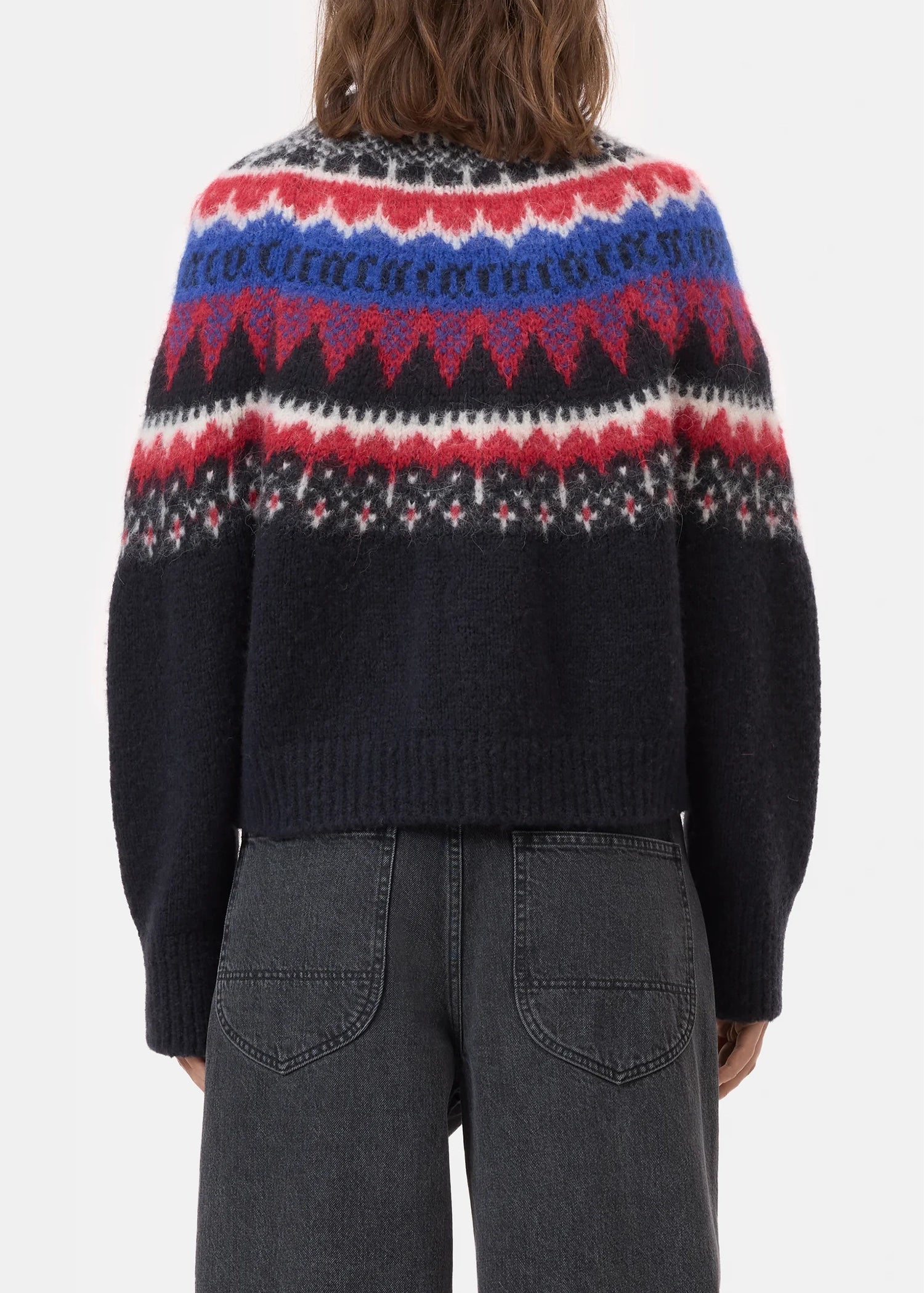 Closed-Cropped-jacquard-zip-cardigan