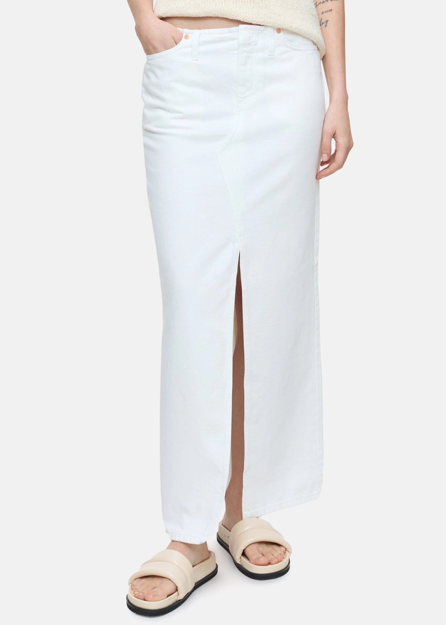 Closed-Maxi-Denim-Skirt-White