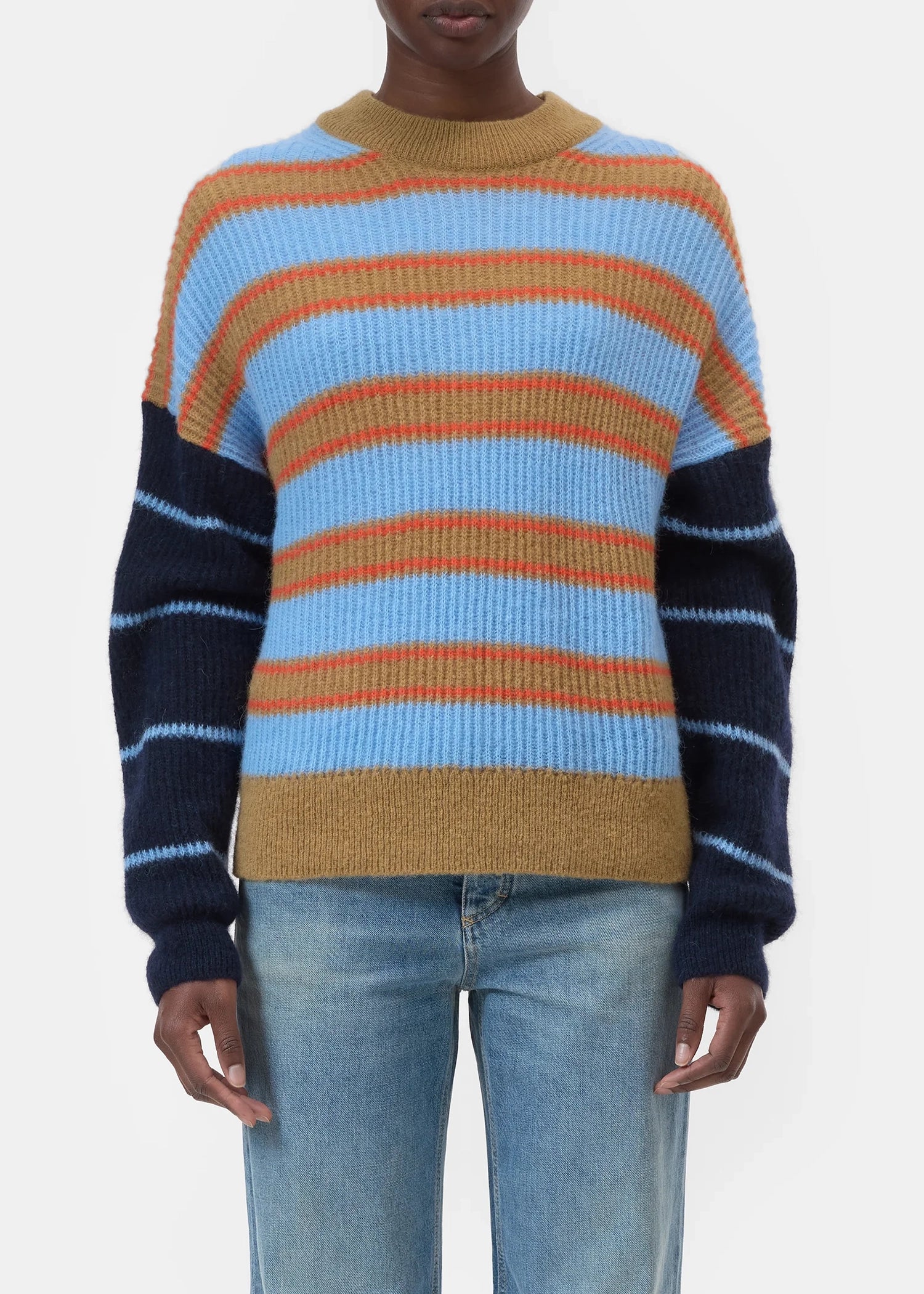 Closed-Striped-alpaca-wool-blend-knit