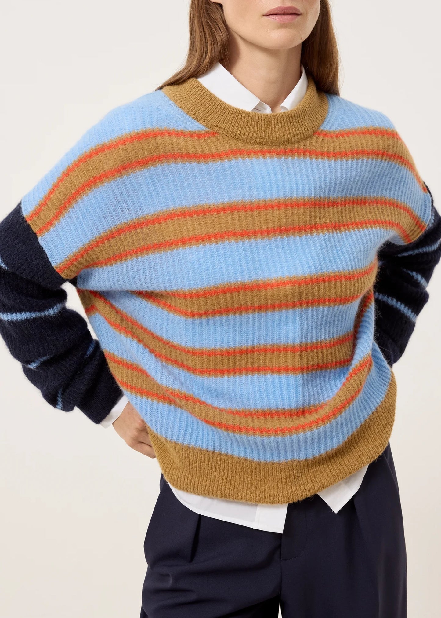 Closed-Striped-alpaca-wool-blend-knit
