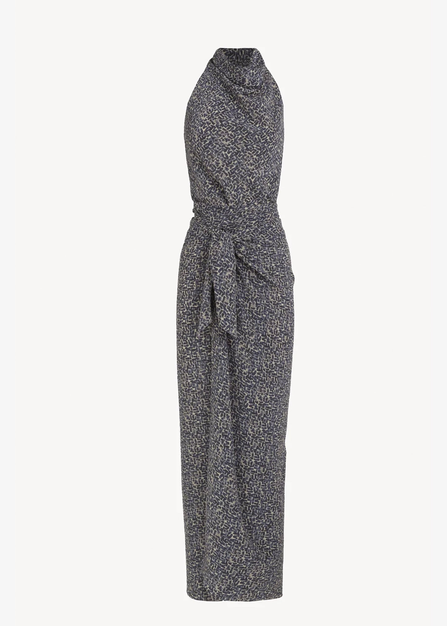 Cortana-Corallo-astra-print-silk-dress