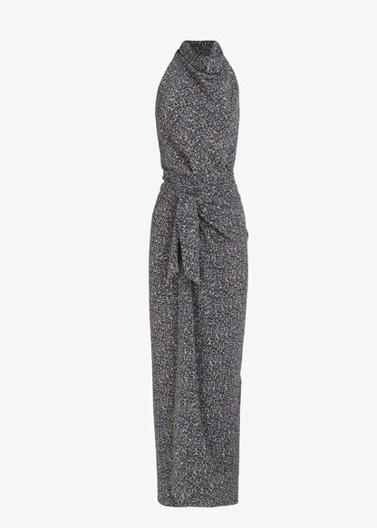 Cortana-Corallo-astra-print-silk-dress