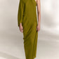Cortana-Delore-gold-olive-asymmetrical-silk-dress