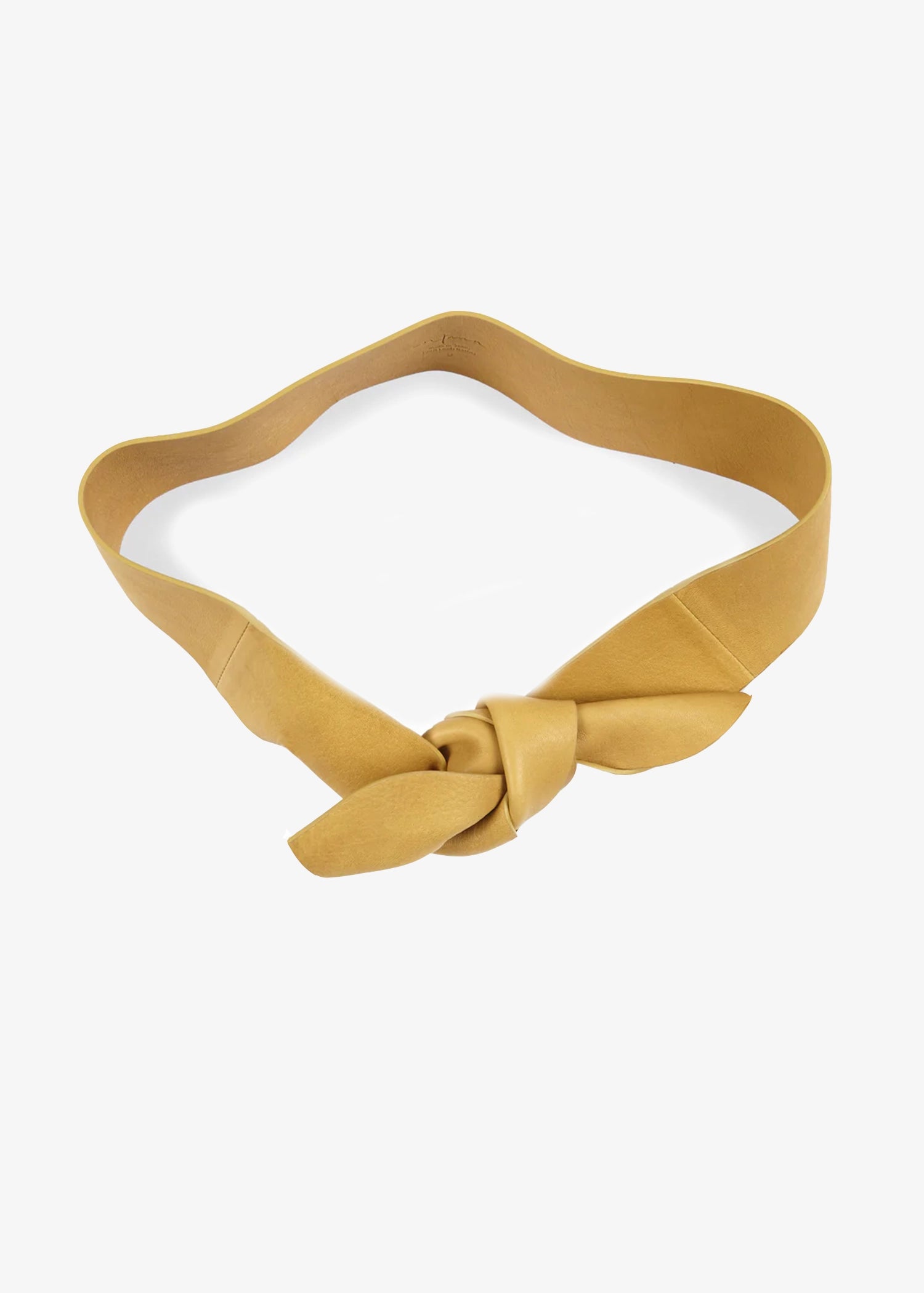 Cortana-Jin-mustard-Leather-Belt