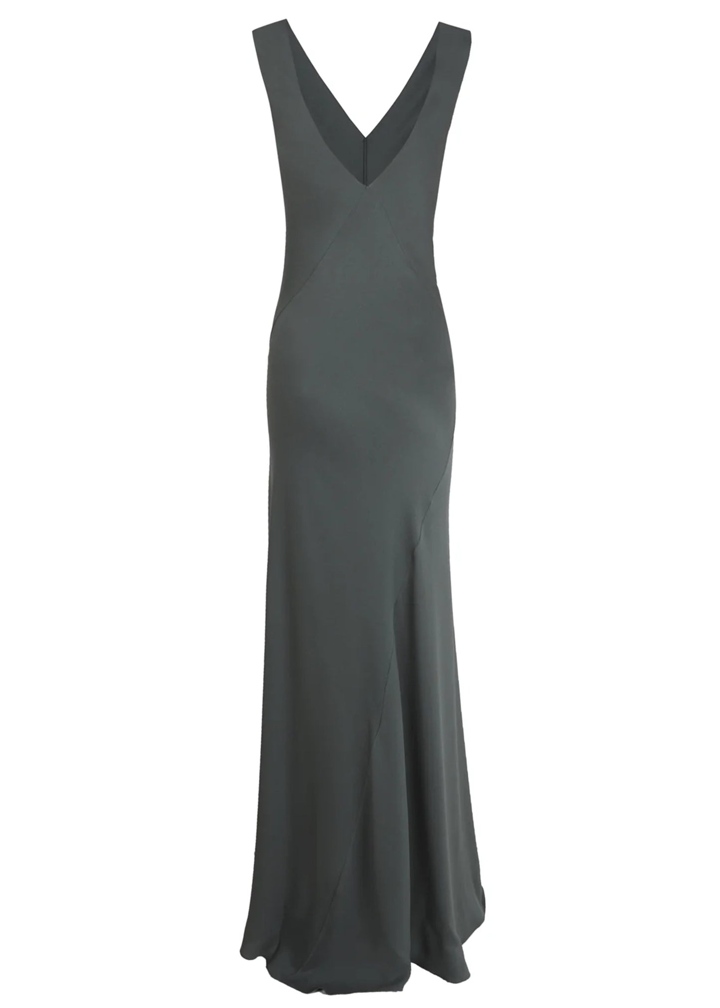 Cortana-Kara-Ocean-Green-Silk-Dress