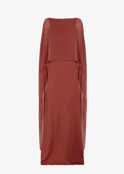 Cortana-Luana-Carmine-red-silk-dress