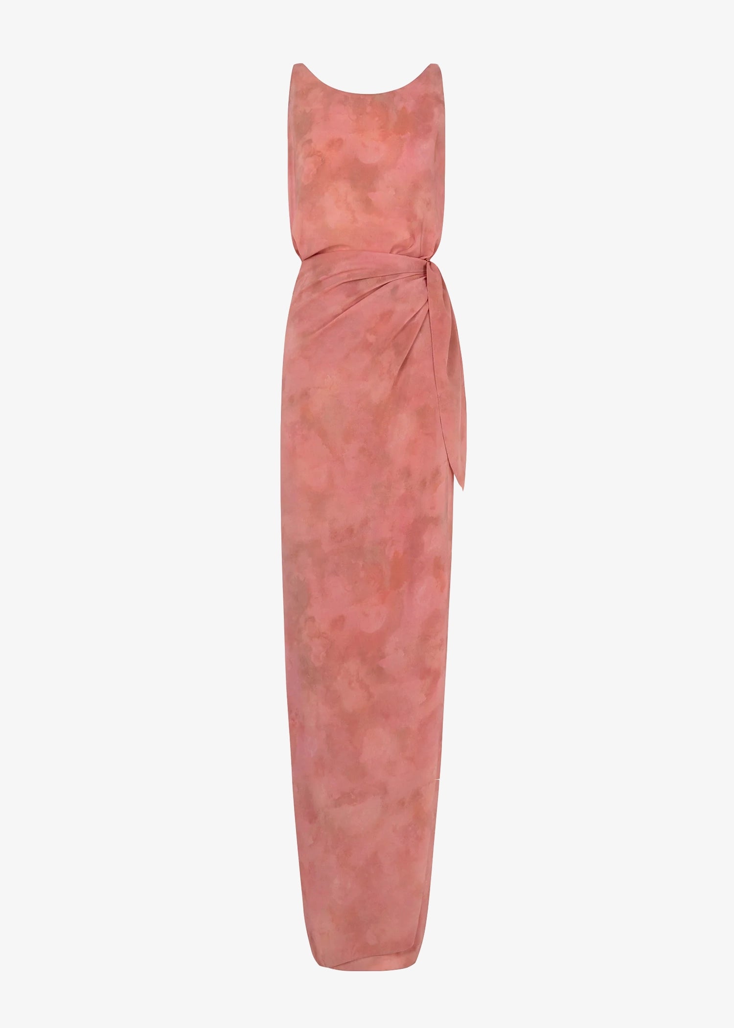 Cortana-Malena-Rose-Print-Silk-Dress