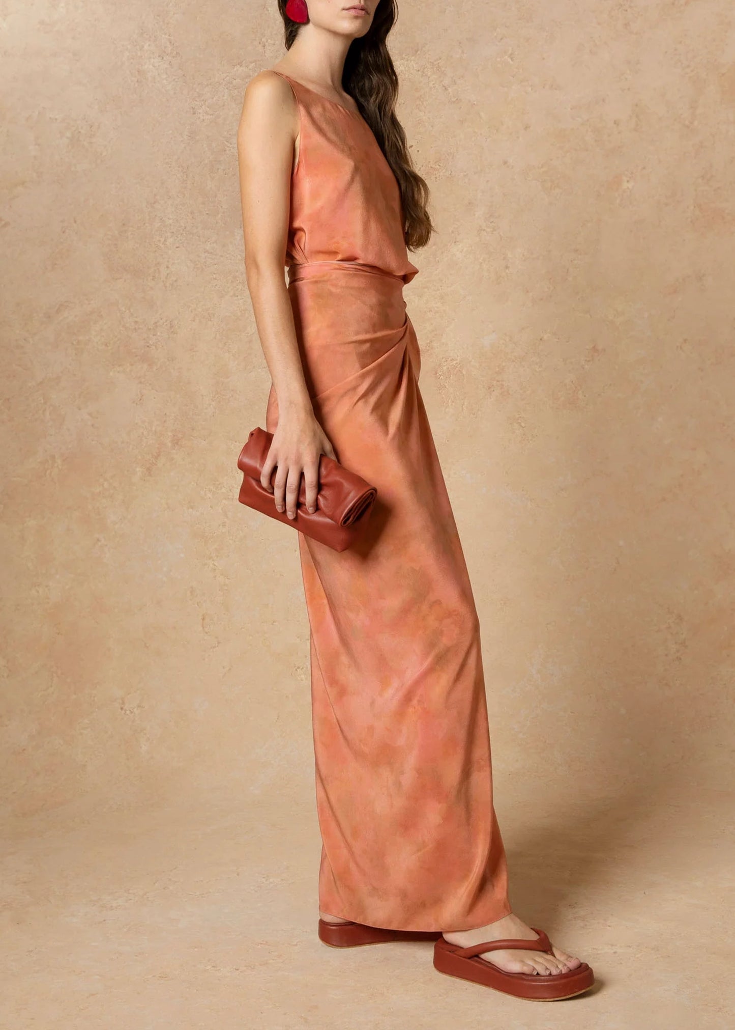 Cortana-Malena-Rose-Print-Silk-Dress