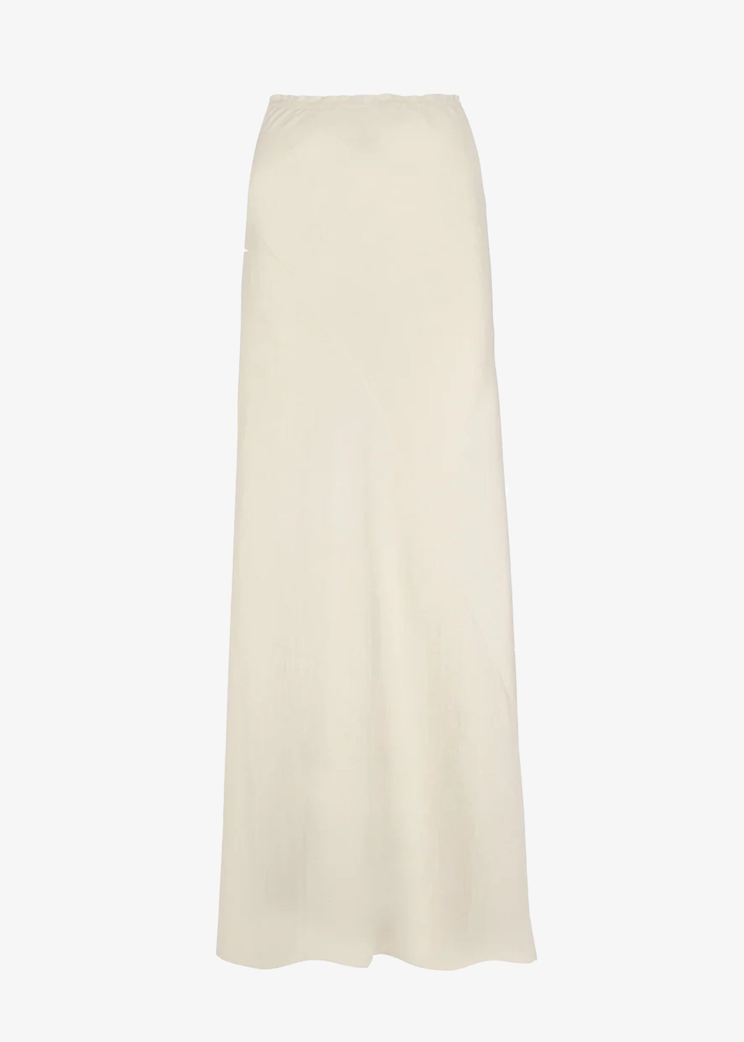 Cortana-Mona-Ivory-Linen-Silk-Skirt