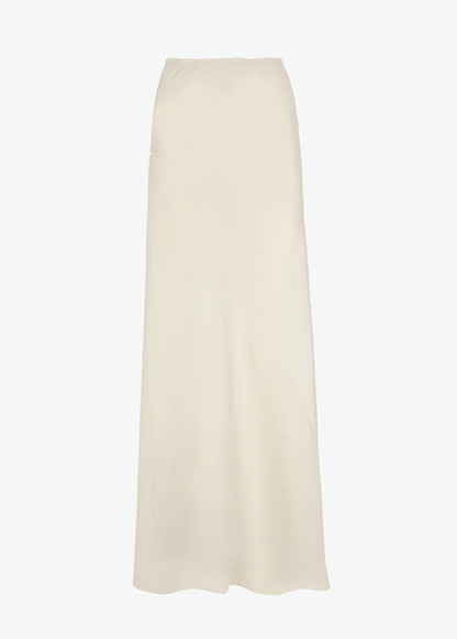 Cortana-Mona-Ivory-Linen-Silk-Skirt