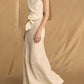 Cortana-Mona-Ivory-Linen-Silk-Skirt