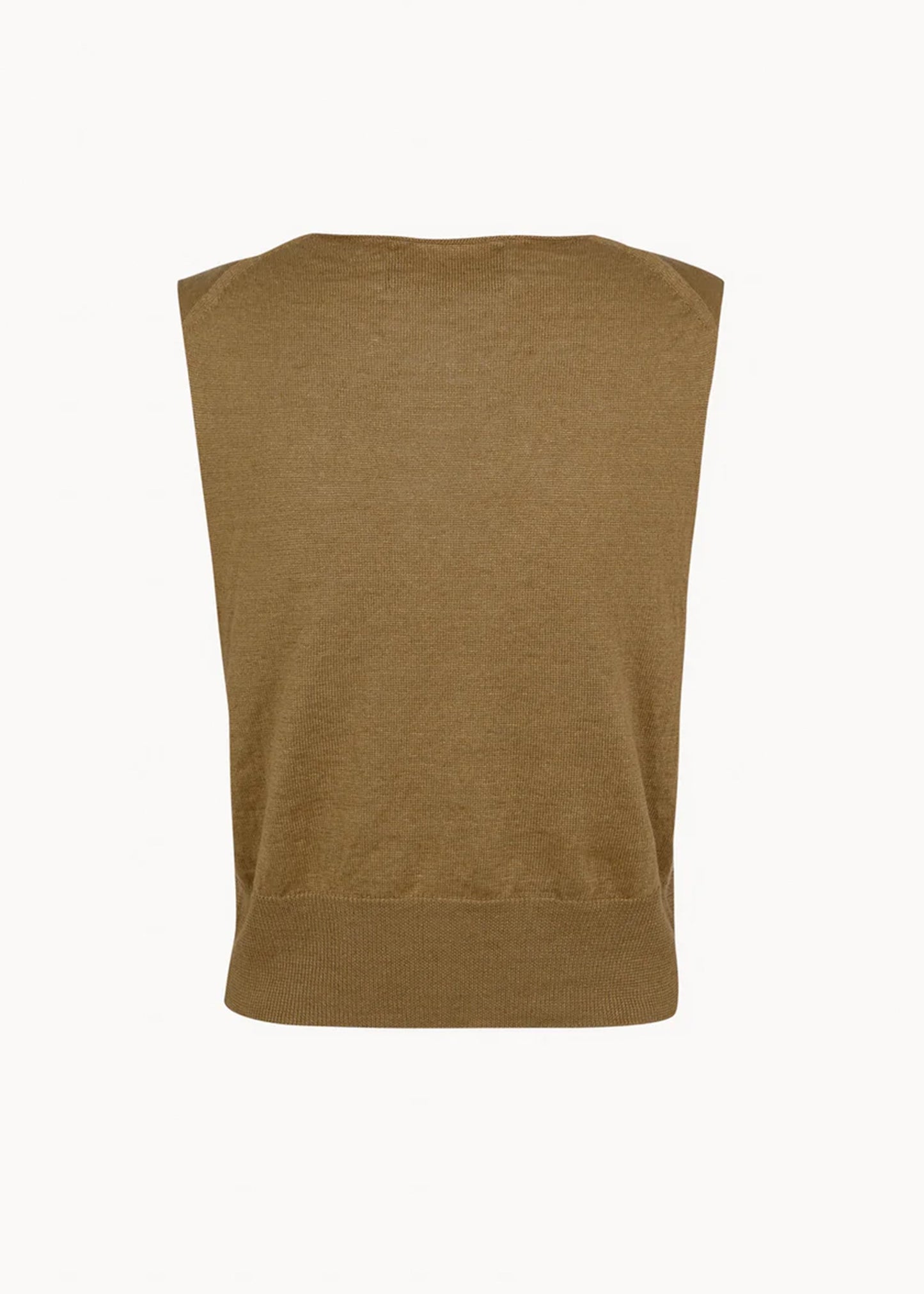 Cortana-Rinen-olive-green-linen-knit-vest