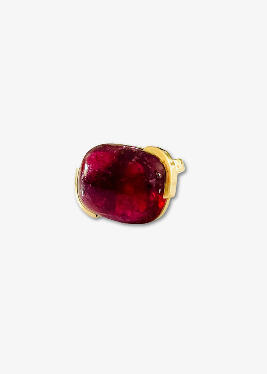 Dale-Novick-Pink-Tourmaline-Cabochon-Ring