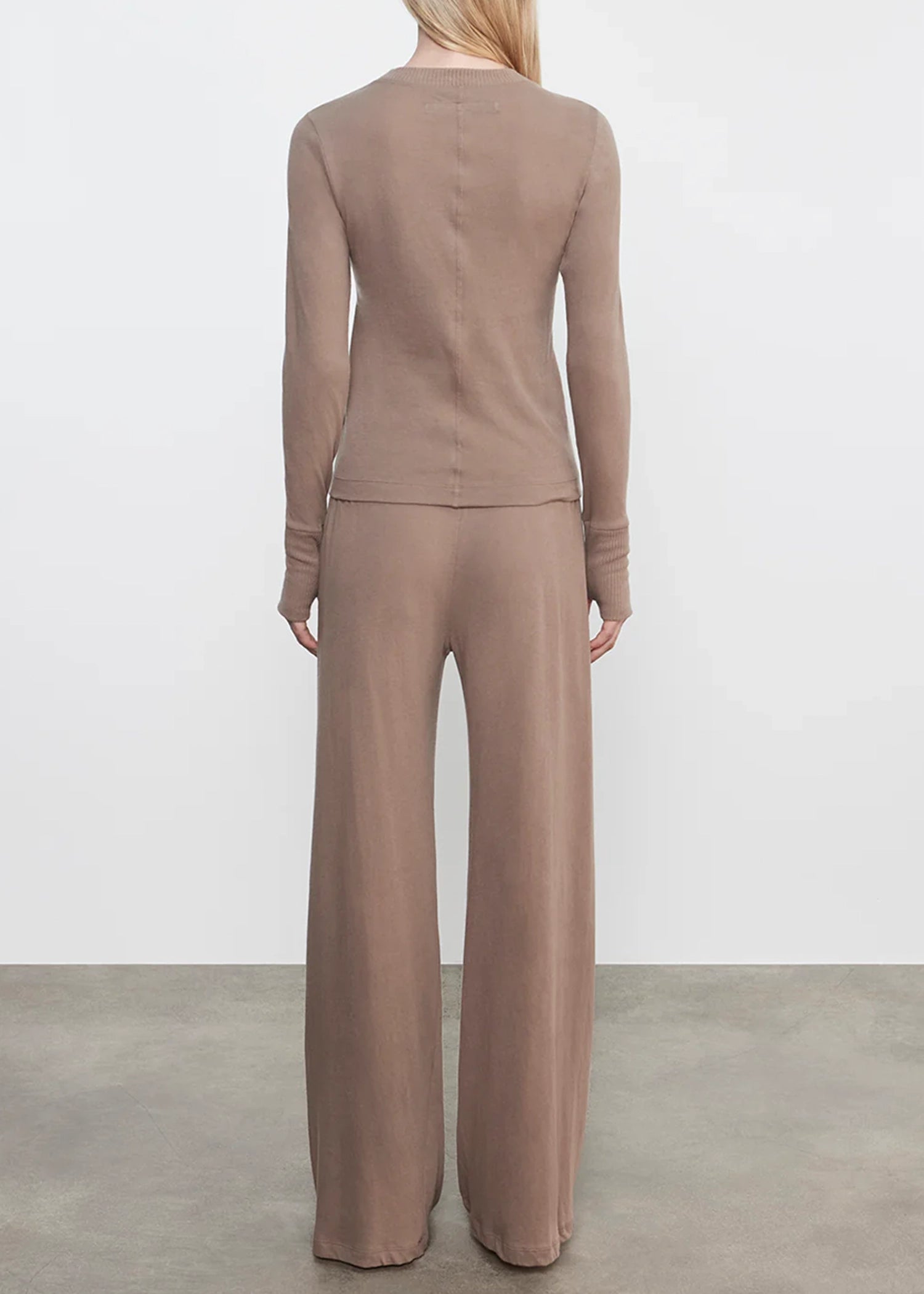 Enza-Costa-Cashmere-Easy-Cuffed-Crew-Walnut