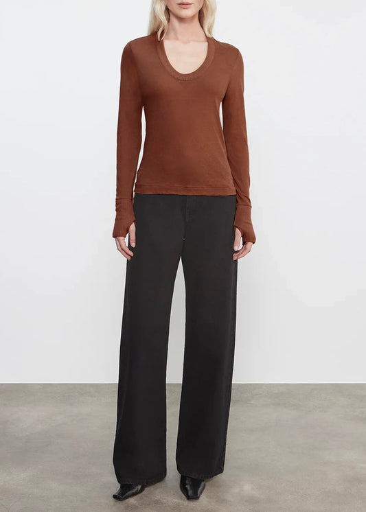 Enza-Costa-Easy-Cuffed-U-Nutmeg