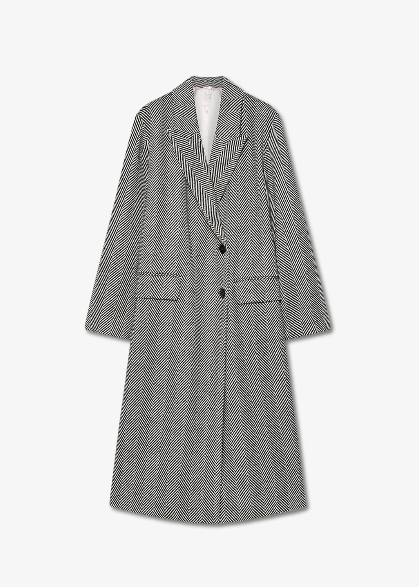 Forte-Forte-Long-Chevron-Wool-Coat