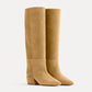 Forte-Forte-Tall-Boot-Ambra-Suede