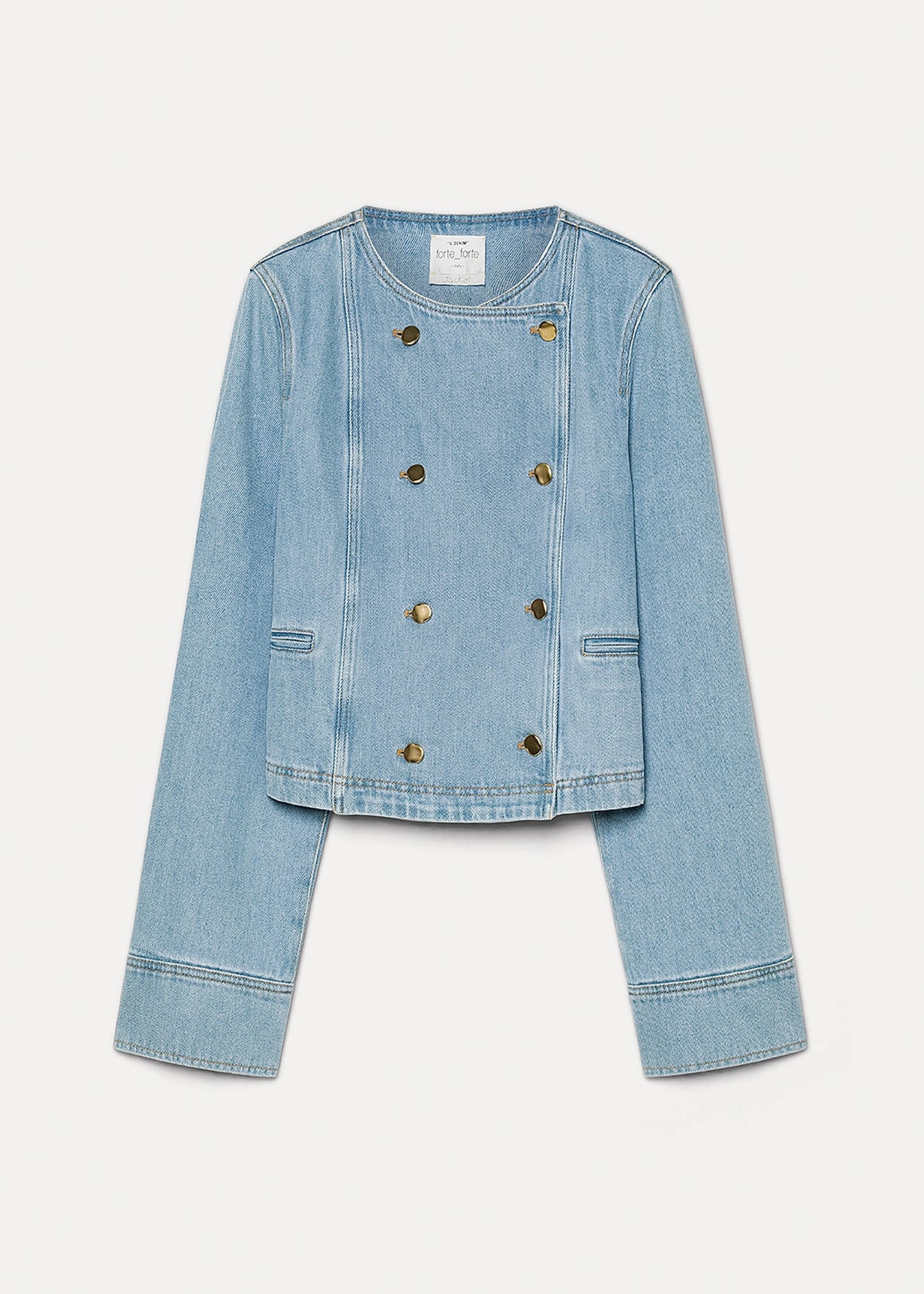 Forte-Forte-double-breasted-denim-jacket