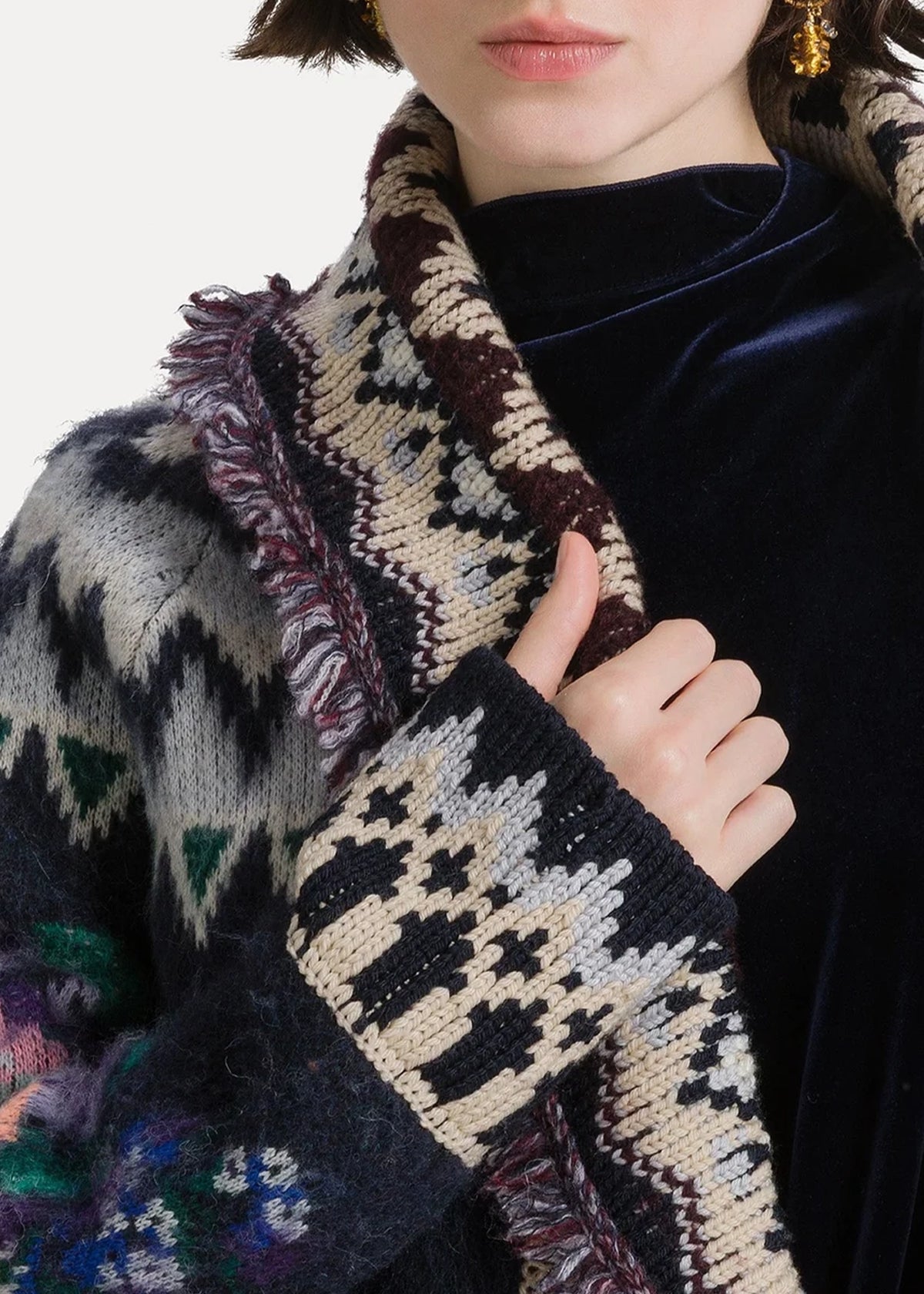 Forte-Forte-the-highlands-garden-oversized-jacquard-cardigan-night