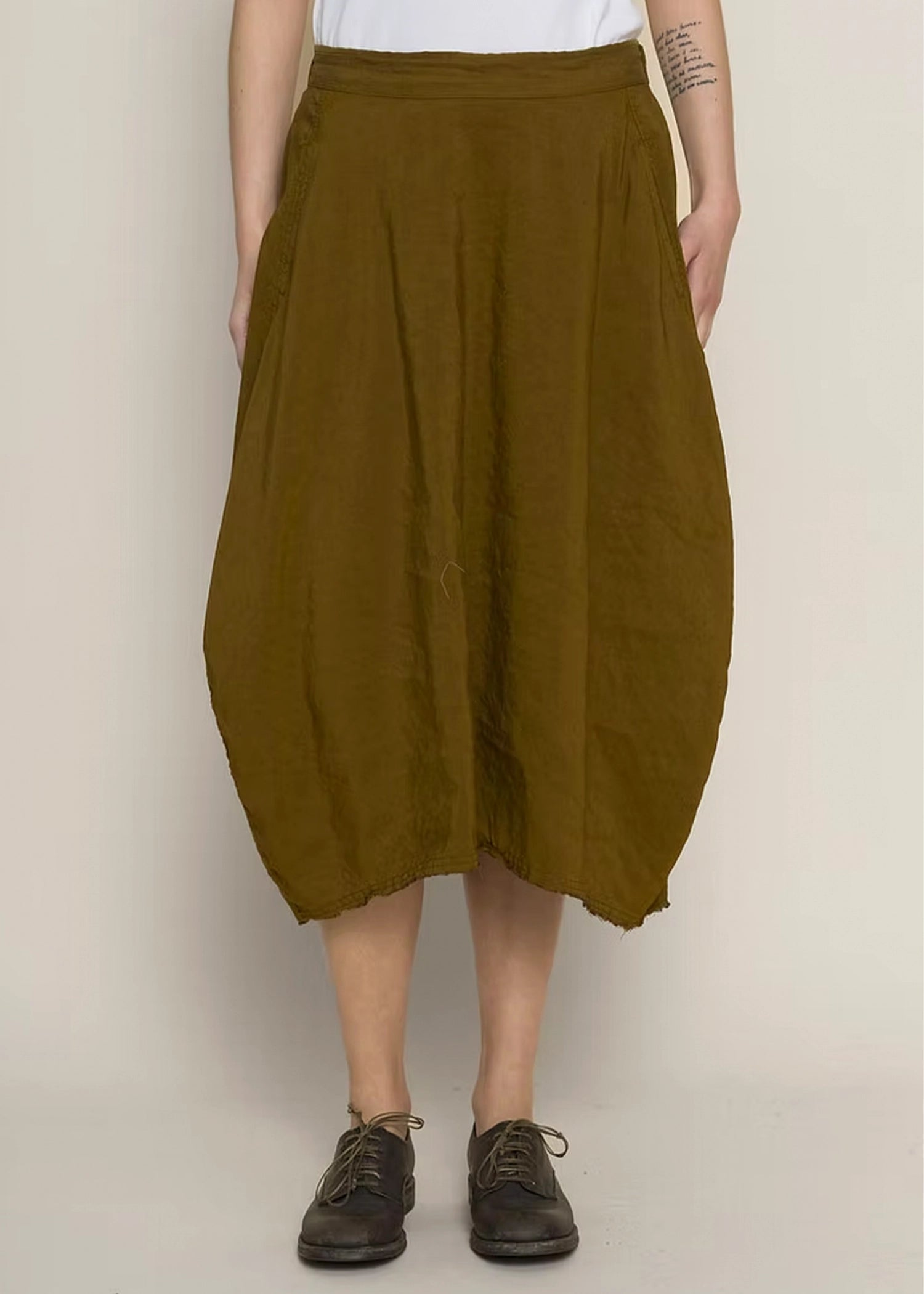 Hannoh-Wessel-Jocelyne-Skirt-Tobacco