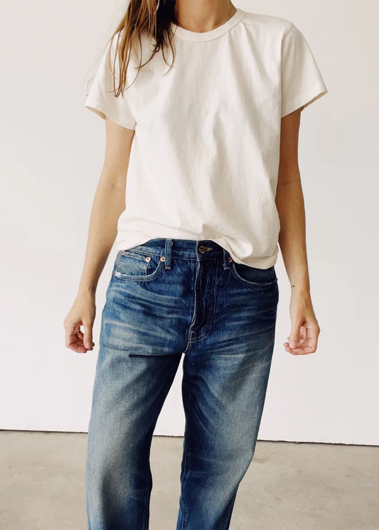 Hey Gang The Crew Tee Natural Short Sleeve T-Shirt