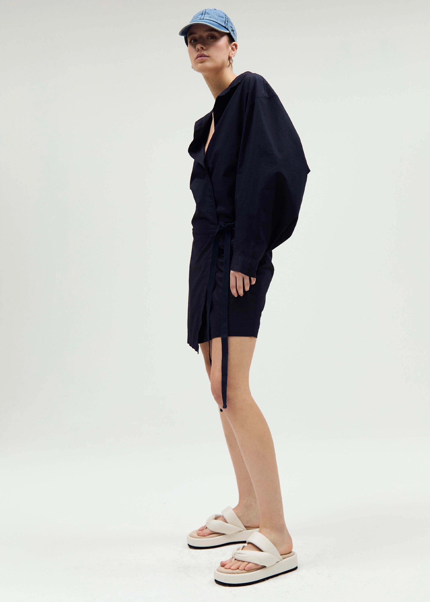 Humanoid Cilli Crisp Poplin Dress Small / Night Humanoid Cilli Crisp Poplin Dress Small / Night