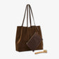 Il-Bisonte-Nina-Suede-Tote