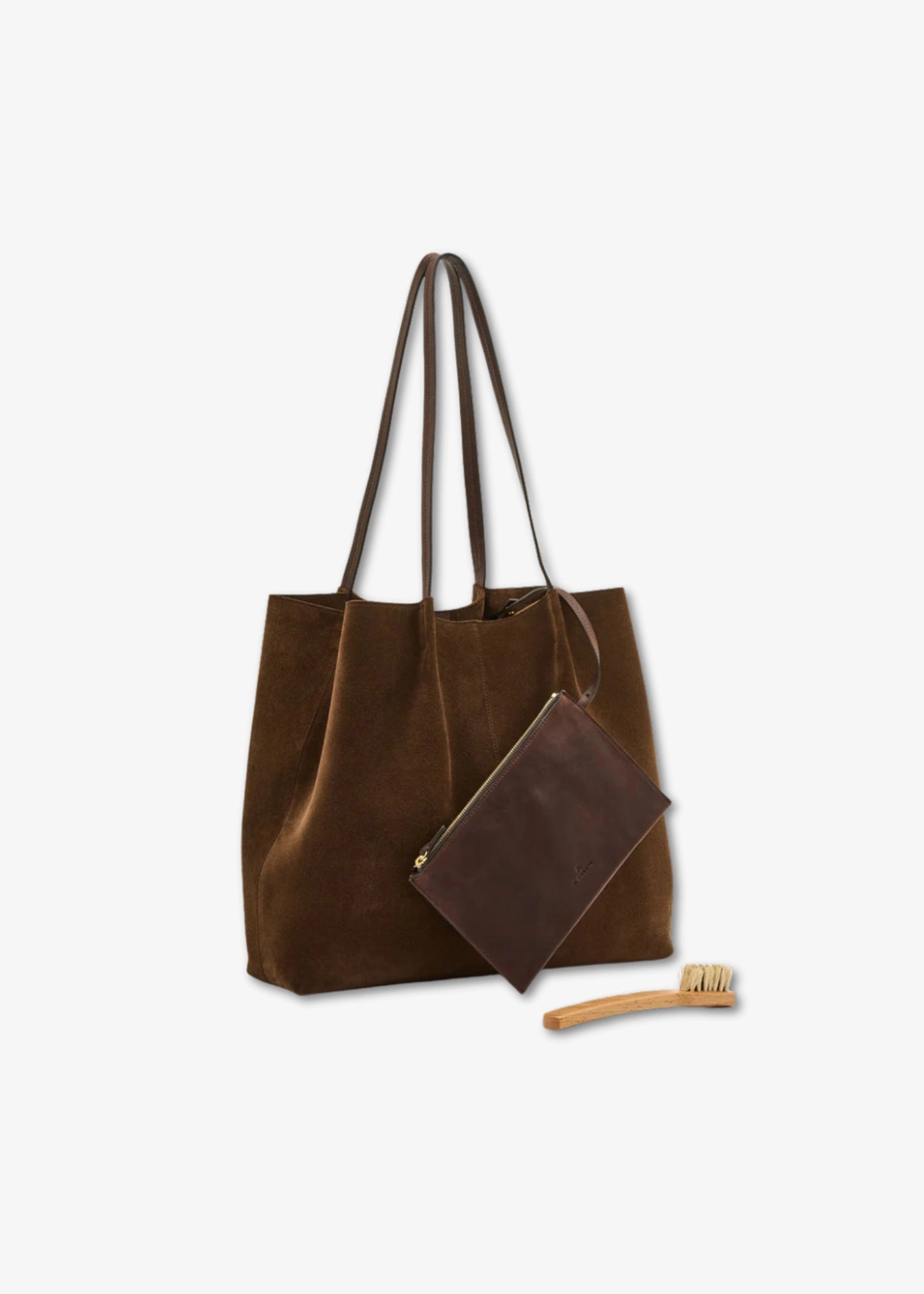 Il-Bisonte-Nina-Suede-Tote