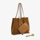 Il-Bisonte-Nina-Suede-Tote