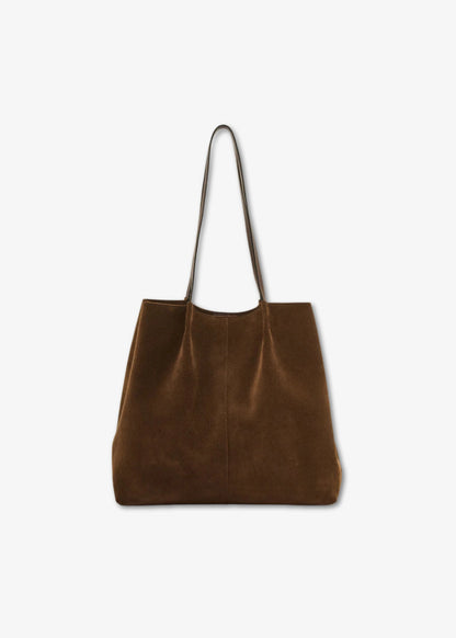 Il-Bisonte-Nina-Suede-Tote
