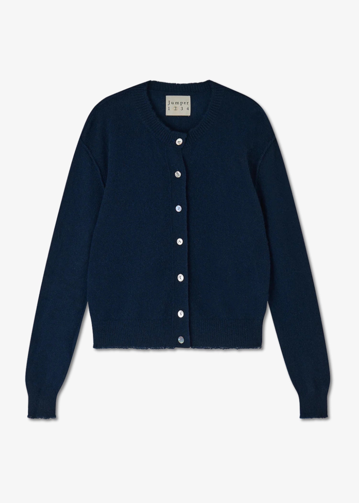 Jumper-1234-Cashmere-Distressed-Cardigan-Navy