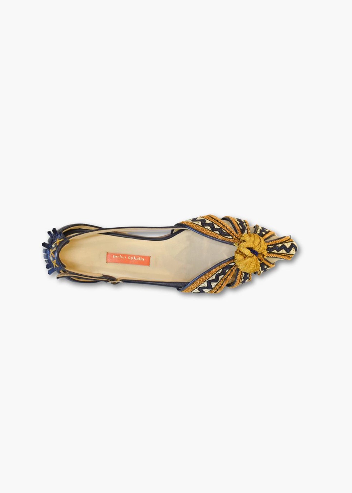 Meher-Kakalia-Queen-Doris-Sling-Back-Saphire-Saffron