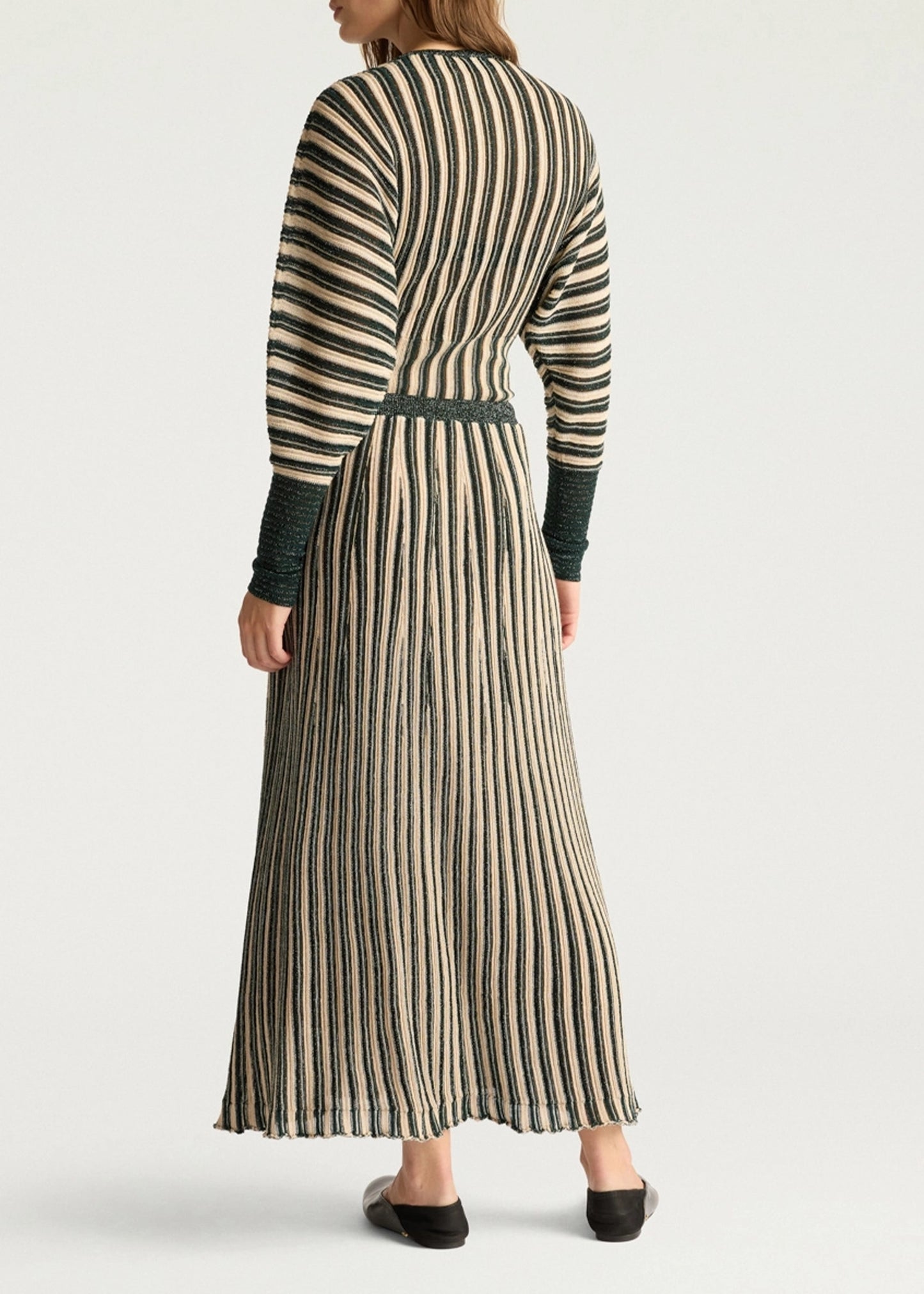 Momoni-Pie-MULTISTRIPED-LUREX-SKIRT-CREAM-MULTICOLOR