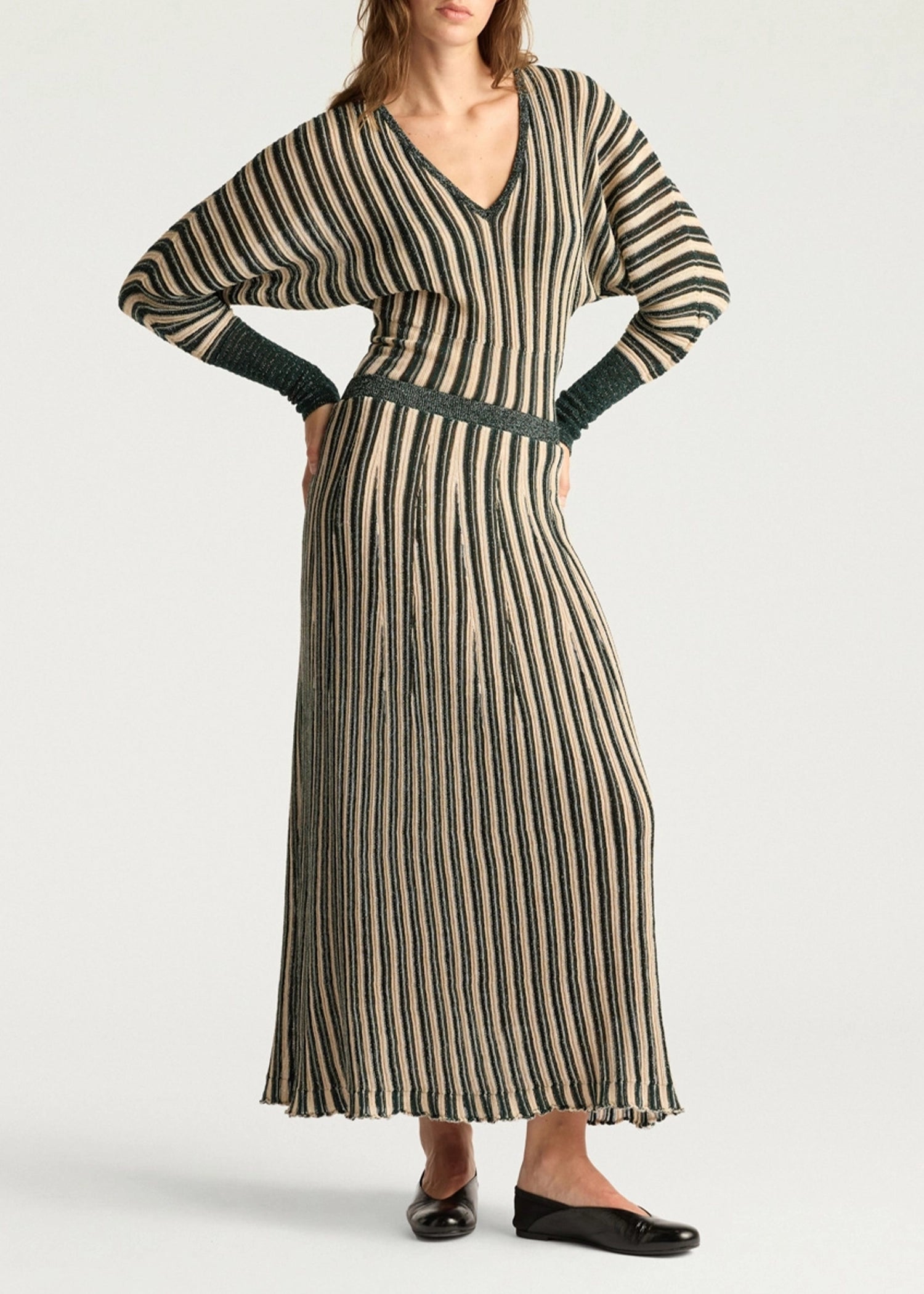 Momoni-Pie-MULTISTRIPED-LUREX-SKIRT-CREAM-MULTICOLOR