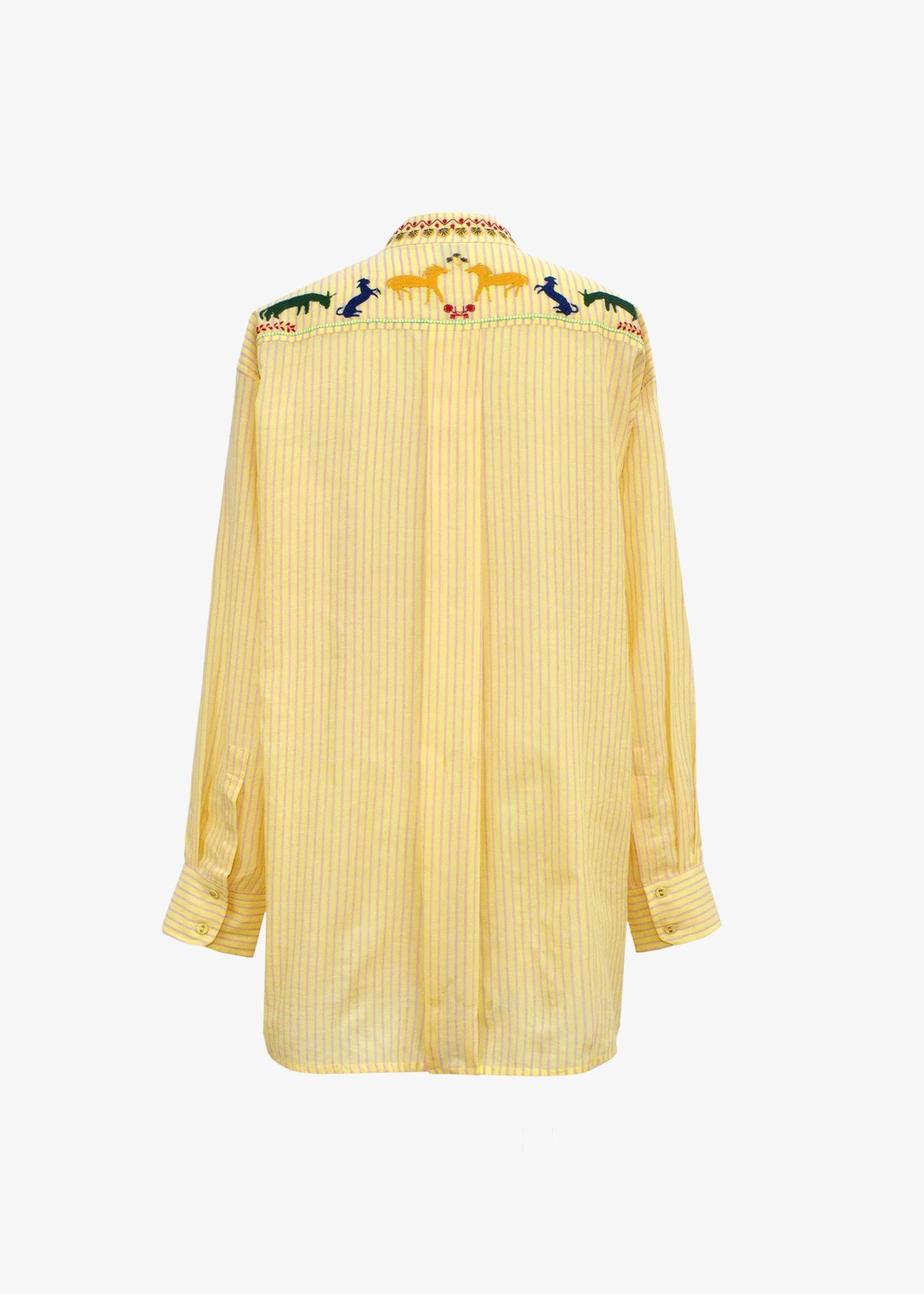 Monoki-EMPOWER-SHIRT-YELLOW STRIPE