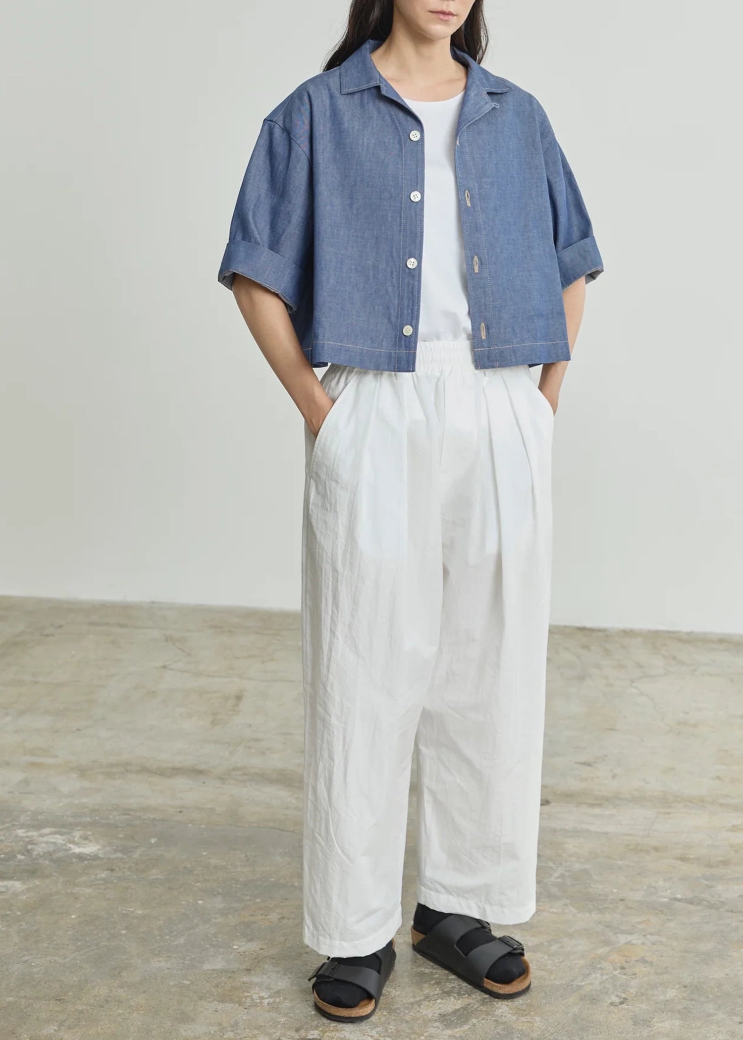 Nicholson-and-nicholson-Hakama-woven-white