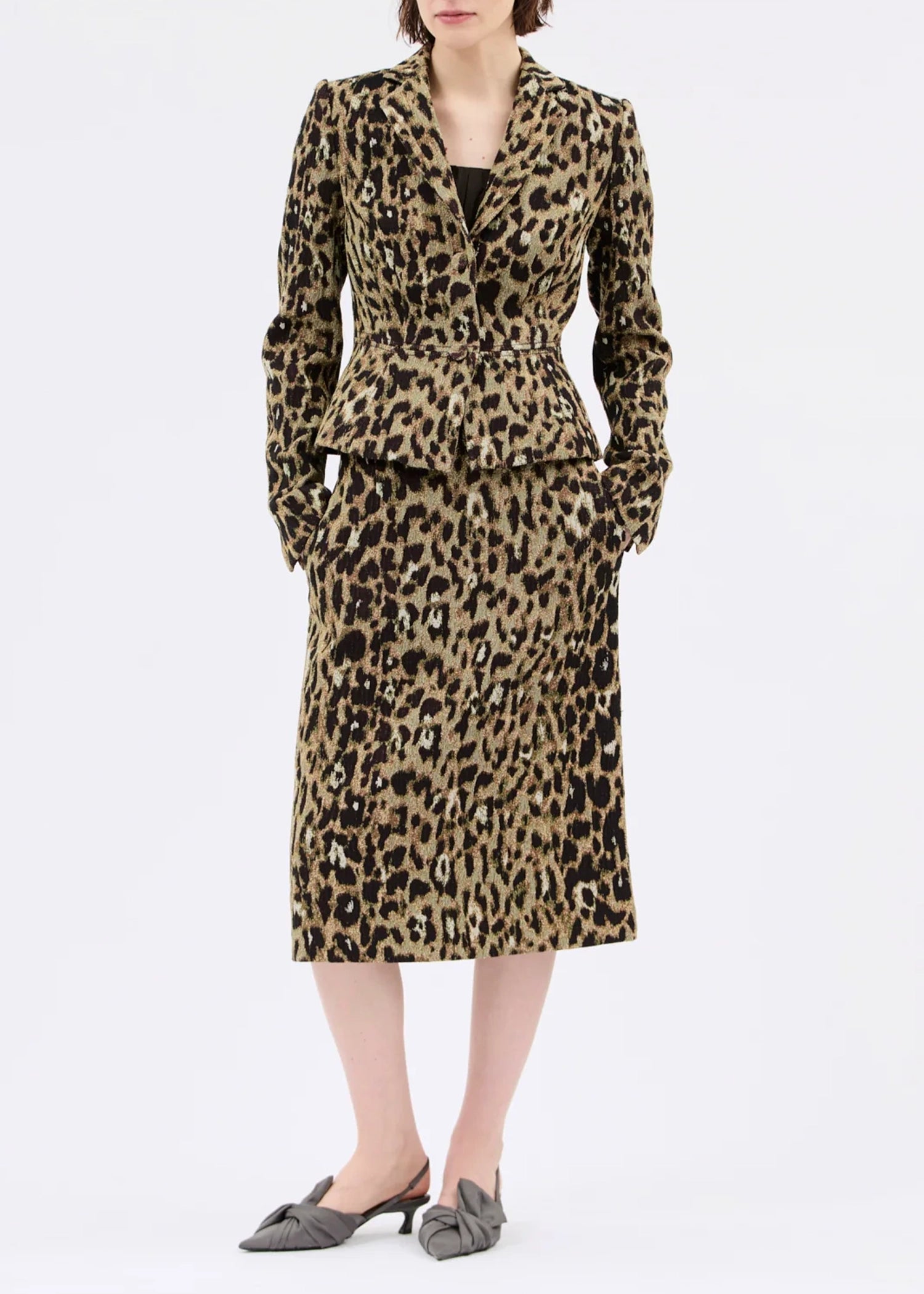 Odeeh-Jacquard-Leo-Jacke-Brown-Olive